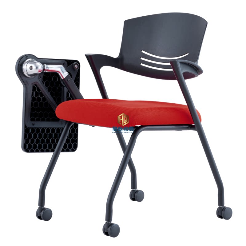 With Writing Board Training Chair Computer Desk Board Integrated Conference Chair Fold Flap Flap Floor Chair Teaching Writing Tablet Chair