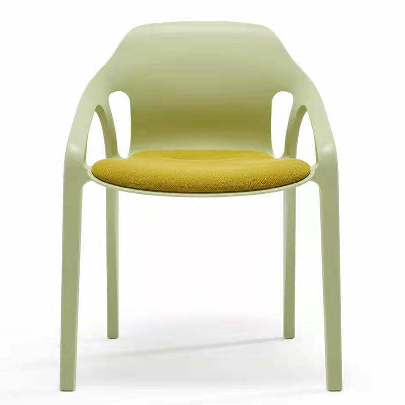 Macaron Leisure Chair Library View Chair Coffee Room Milk Tea Shop Dining Chair Nordic Modern Stacked Meeting Chairs