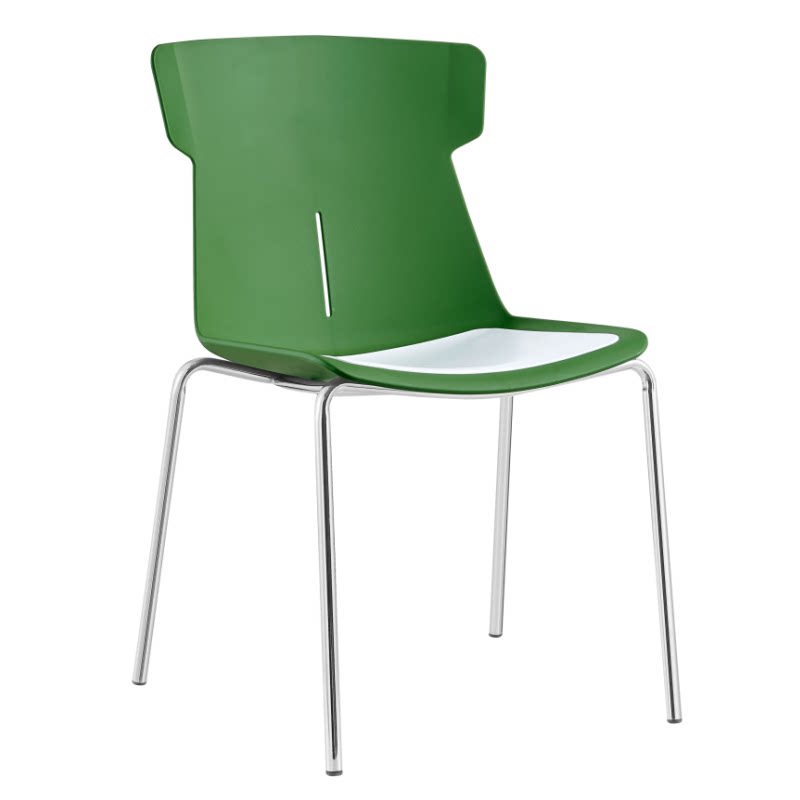 Minimalist Conference Training chair Leisure Negotiations chairs Stacked Four Feet Chairs Fashion Plastic-Steel Dining Chairs Students Leaning Back Chairs