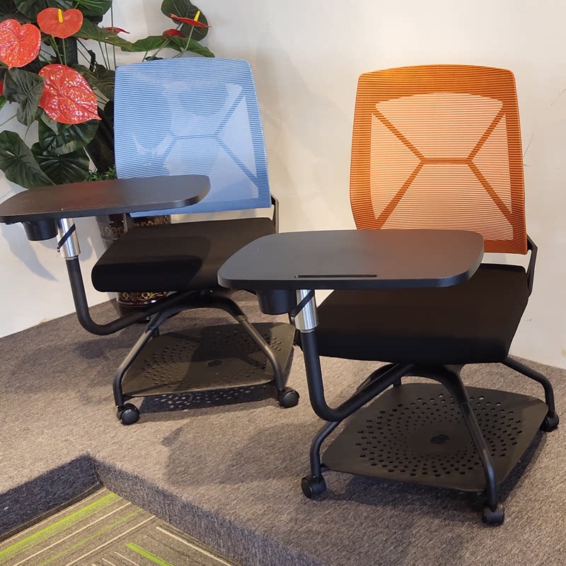 Export multifunctional table and chair integrated training chair with computer writing desk board business conference chair writing board news chair