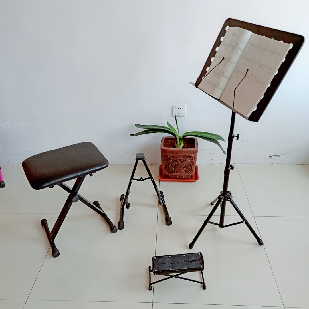 Guitar bench foot bench rack rack rack rack can lift and drop multi-bend A-frame electric guitar