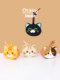 Q version uncle original cat cartoon silicone coin wallet pendant cute children's Bluetooth headset coin storage bag