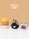 Q version uncle original cat cartoon silicone coin wallet pendant cute children's Bluetooth headset coin storage bag