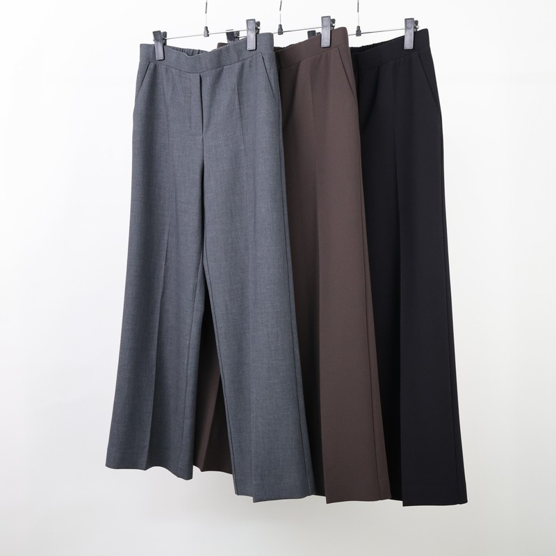 In-Stock Super Comfortable Versatile Straight-Leg Pants Korean Spring Style Women's High-End Elastic Waist Stretch Suit Fabric Trousers