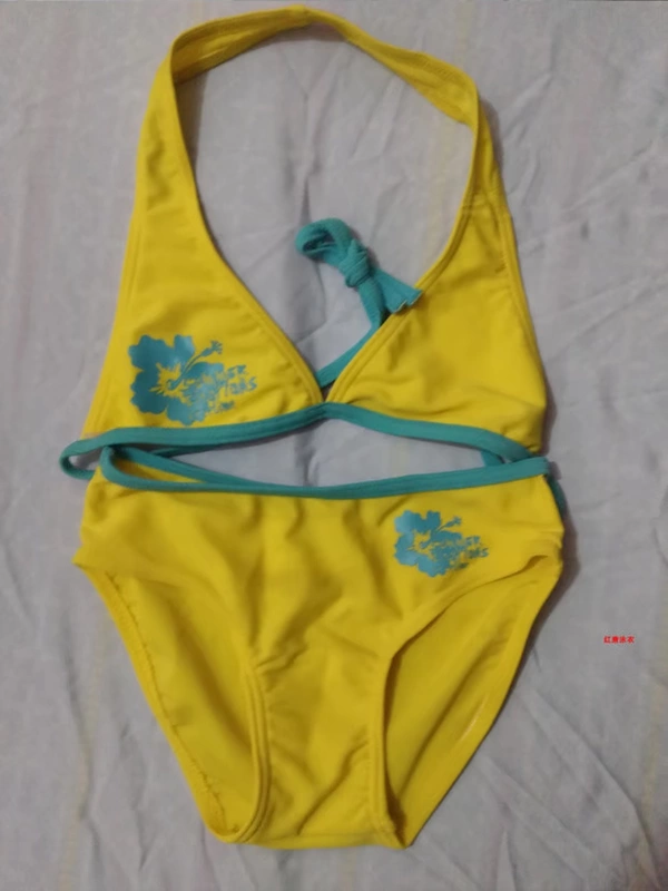 Trẻ em bé gái áo tắm bikini một mảnh xẻ tà linh tinh - Bộ đồ bơi của Kid