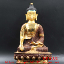 Semi-lau Golden Flowers Immovable Buddha from Tal Monastery Size Seven Inch (21 cm) has been loaded with mascot
