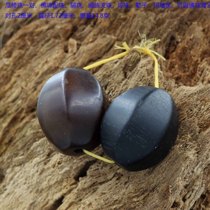Melon beads Tibetan celestial beads a pair of Qiong beads Agate beads can be used as pendants