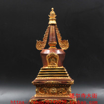 Semi-lau golden Ruyi Tower production from Tal Temple Size A Ruler (30 cm) Law Solemn has been loaded with mascots
