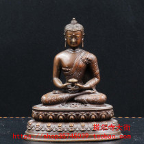 Antique carved Amitaba Buddha produced from Tartal Temple Size 2-inch (7 cm) has been loaded with mascots
