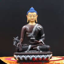 The White silver painted pharmacist Buddhas self-Tartal Temple Size 1 m method is solemnly already loaded with auspicious