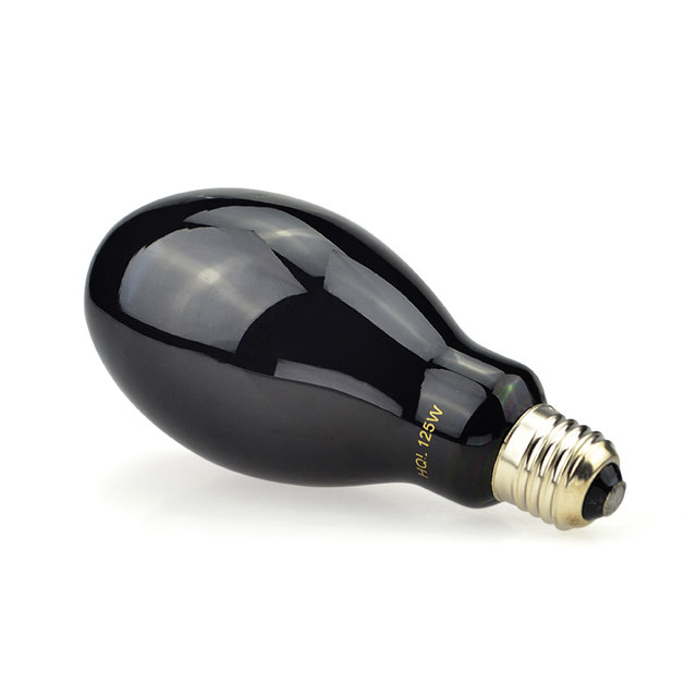 Hl125W Ultraviolet Light Bulb Stage Magnetic Powder Fluorescent Lamp E27 Blue-Black Light Bulb Uv Lamp Industrial Flaw Detection Lamp