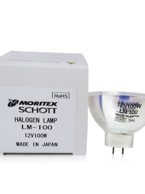 Moritex Halogen Lamp Cup Lm-50 Lm-100 12V100W Cup Bulb Mhaa-100W Light Source Lamp Cup