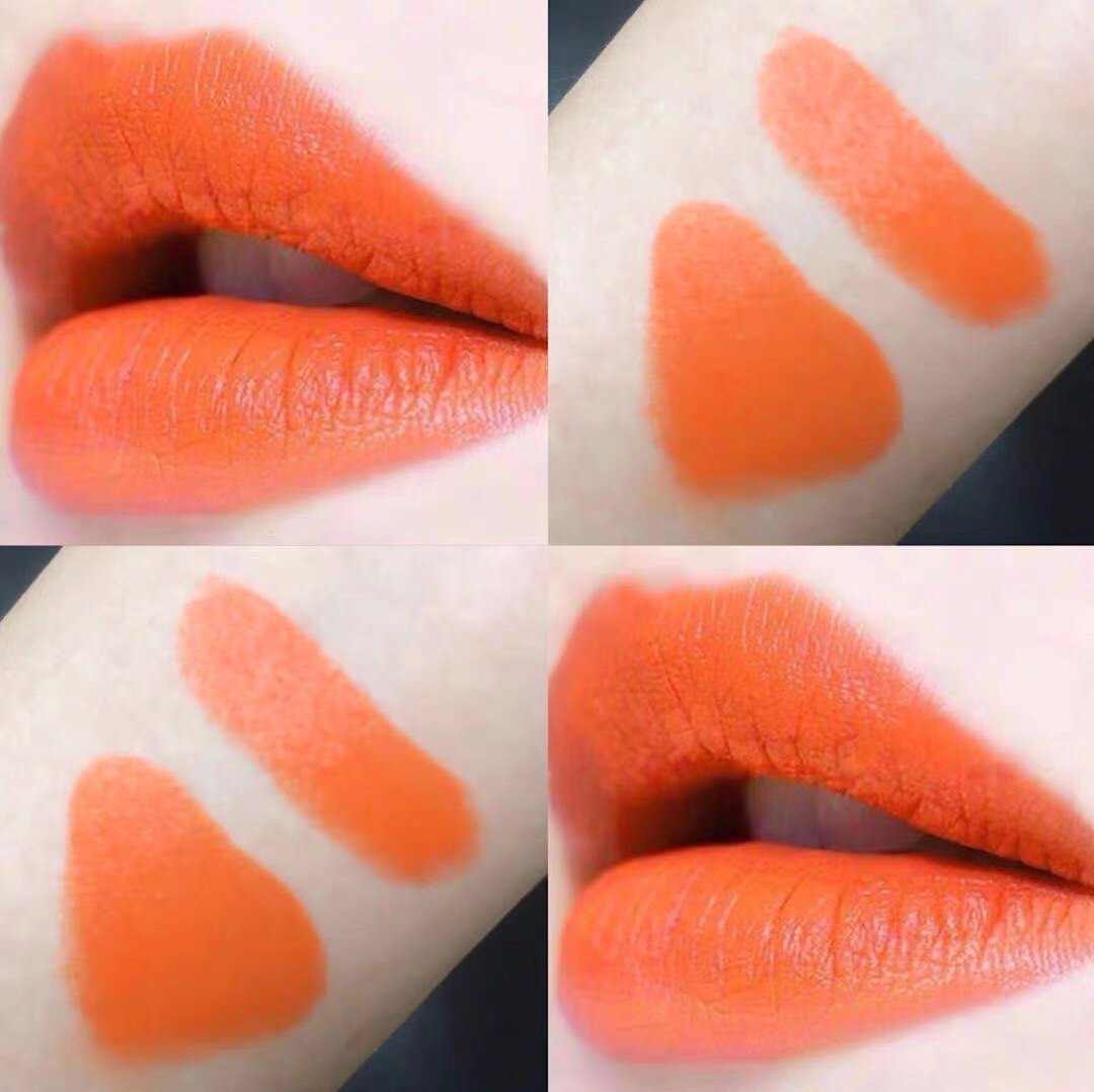 Orange lipstick moisturizing and whitening age-reducing orange cream orange matte matte lipstick lasting moisturizing and not easy to fade