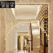 Bead curtain Crystal partition curtain finished feng shui door curtain screen living room bedroom porch curtain toilet hanging curtain