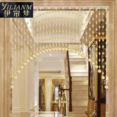 Bead curtain Crystal partition window finished feng shui door curtain screen living room bedroom porch curtain dressing room hanging curtain
