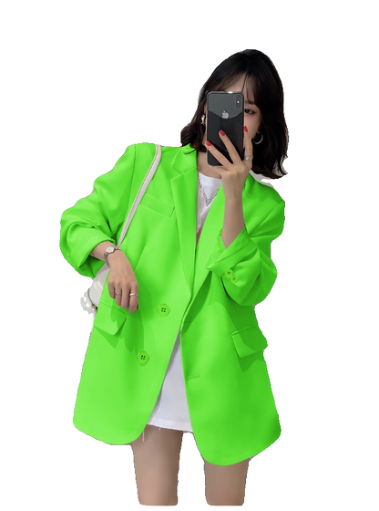 白色小西装外套女2025年春秋新款休闲小众韩系西服小个子chic上衣