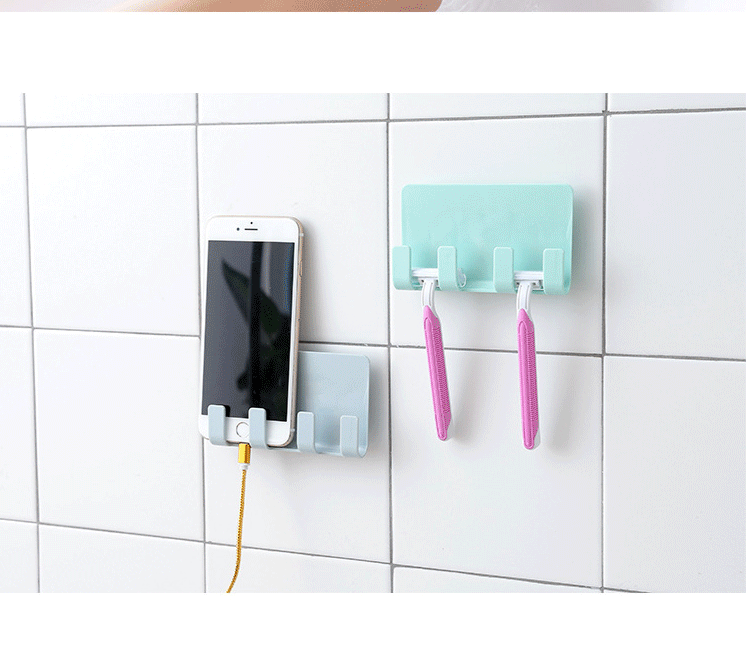 Điện thoại di động sạc vị trí treo tường phòng tắm phòng tắm không thấm nước nhà vệ sinh khách sạn sáng tạo dán tường - Phụ kiện điện thoại di động ốp lưng oppo a5s