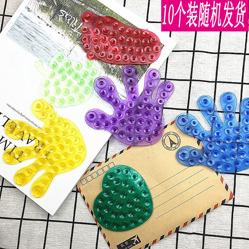 Creative Magic Suction Cup Feet Girl Palm Apple Type Super Power Bifacial Applier Vacuum Wall-mounted Soap Suction Cup