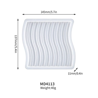 Полосатый поддон mold_md4113 маленькие волны