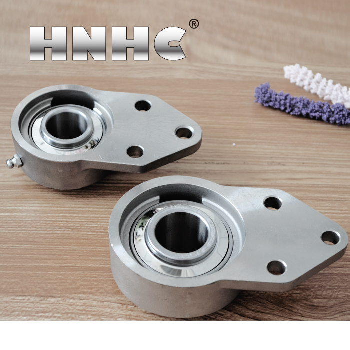 SUCFB207 suspension seat stainless steel 420 304 outer spherical belt seat bearing anti-rust corrosion resistance high temperature resistance