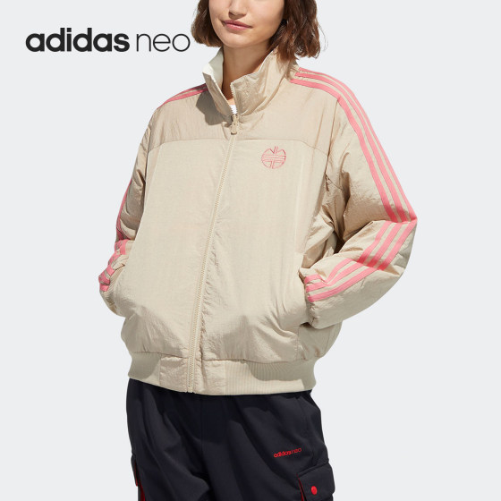 Adidas/阿迪达斯女子正品双面穿运动休闲保暖棉衣棉服外套H52960