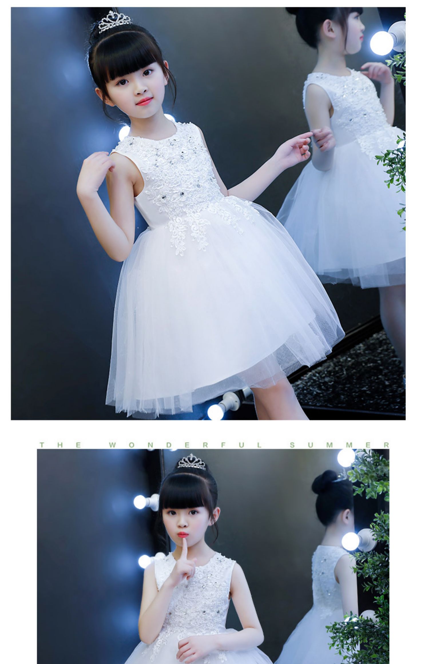 Váy công chúa trẻ em fluffy piano trang phục hoa cô gái cô gái sinh nhật váy cưới cô chủ nhỏ váy dạ hội - Váy trẻ em váy đầm xuân hè đẹp cho bé gái