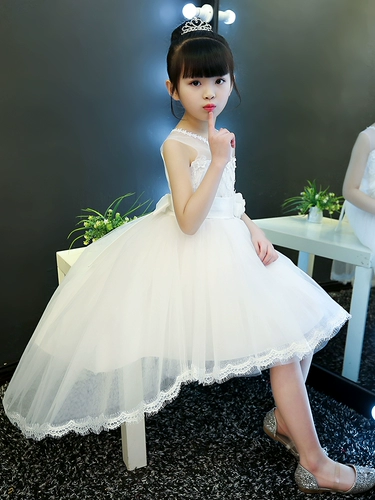 Детский наряд маленькой принцессы, вечернее платье, платье девочки цветочницы, в западном стиле, благородный крой, подарок на день рождения