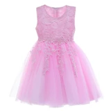 Наряд маленькой принцессы, платье, детская юбка, летняя летняя одежда, в западном стиле, детская одежда