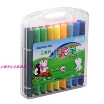  (Officially authorized)Comix Qixin OP1005-18 Triangle rod 18-color watercolor Pen 18 colors 1 5mm per box