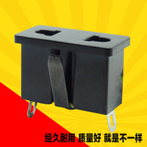 Two plugged receptacles AC socket socket AS-01 B on both sides of the bayonet two 2-hole socket joints