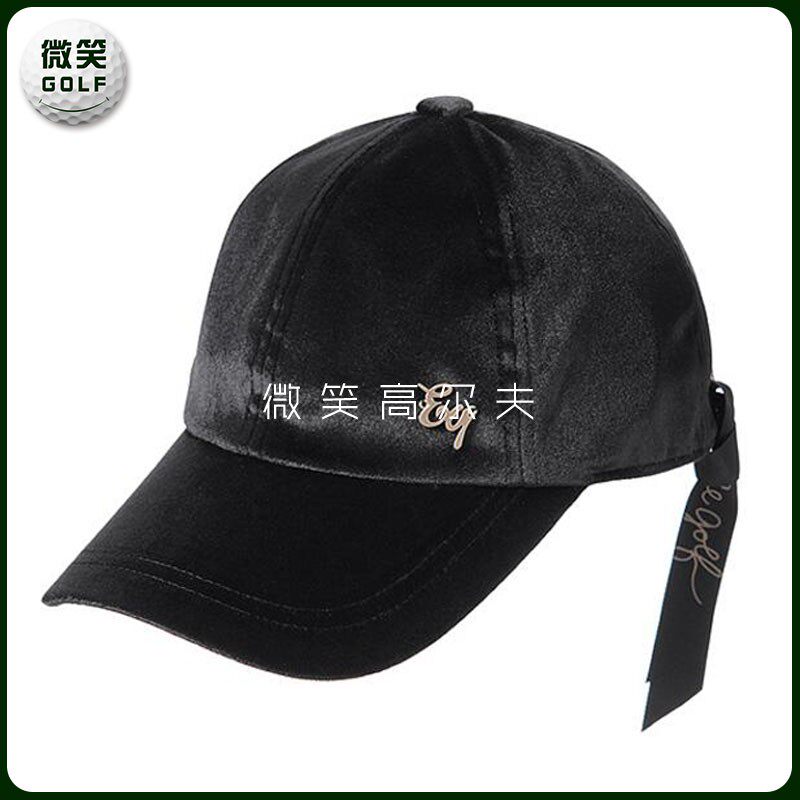 2020 early spring new Korean ELL* golf cap ladies bow velvet cap