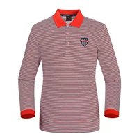 Ưu đãi đặc biệt 2018 mùa thu mới Hàn Quốc mua quần áo golf nam sọc thể thao tay dài hàng đầu quần áo thể thao nữ mùa đông
