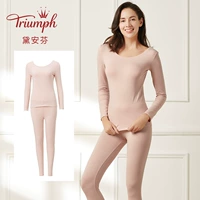 Triumph / Triumph 18 mùa thu ấm áp vải cotton ấm áp set 92-001 bộ đồ mặc nhà