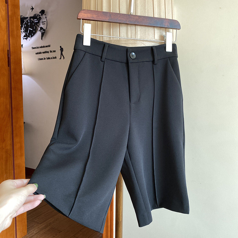 Able professional great shorts 2022 Summer 100 lap high waist 50% Pants Foreign Style Neutral Casual 50% Pants Western Pants