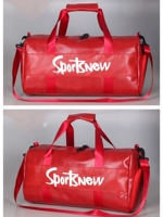 Вместительная и большая полиуретановая спортивная сумка, барсетка, сумка для путешествий для йоги подходит для мужчин и женщин для тренировок, делается под заказ, с печатью вашего логотипа