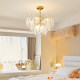 French-Style Minimalist Modern Led Crystal Glass Chandelier for Bedroom, Living Room, Dining Room, Study, Crystal Lamp, Led Lighting, Light Luxury