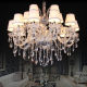 European-Style Crystal Chandelier for Living Room, Modern Minimalist Bedroom, Dining Room, Candle Chandelier, Atmospheric Crystal Lamp, Simple European Lighting
