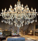 European-Style Candle Crystal Chandelier for Living Room, Bedroom, Dining Room, Shop, Home, Staircase, Led Lighting, Elegant and Simple