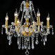 European-Style Living Room, Bedroom, Dining Room Crystal Chandelier, Hotel Project Simple Modern Led Candle Crystal Lamp Gold