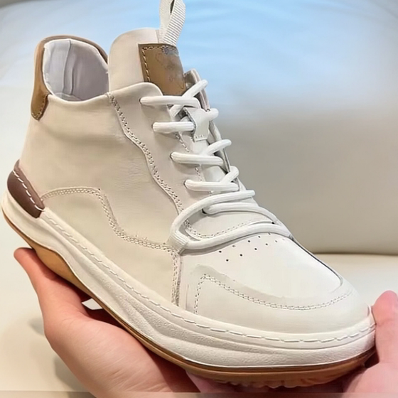
Top layer cowhide white shoes for men's casual leather shoes 2025 new men's shoes genuine leather breathable versatile trendy shoes