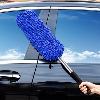 Car Wash Mop Brush, Car Dusting Duster, Non-Damaging Car-Specific Tool, Soft-Bristled Professional Car Duster, Car Brush