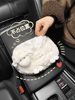 Car Tissue Box, Cute Doll, Ins-Style Little Sheep, Hanging Tissue Bag for Car Interior, Car Supplies