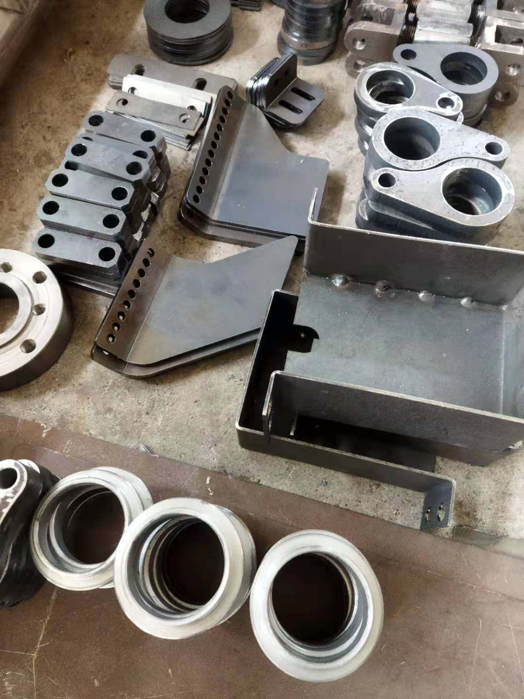 Steel sheet laser cutting machining welding bent drilling-tapping customized abrasion-resistant weatherproof A3 steel sheet Q345BNM400