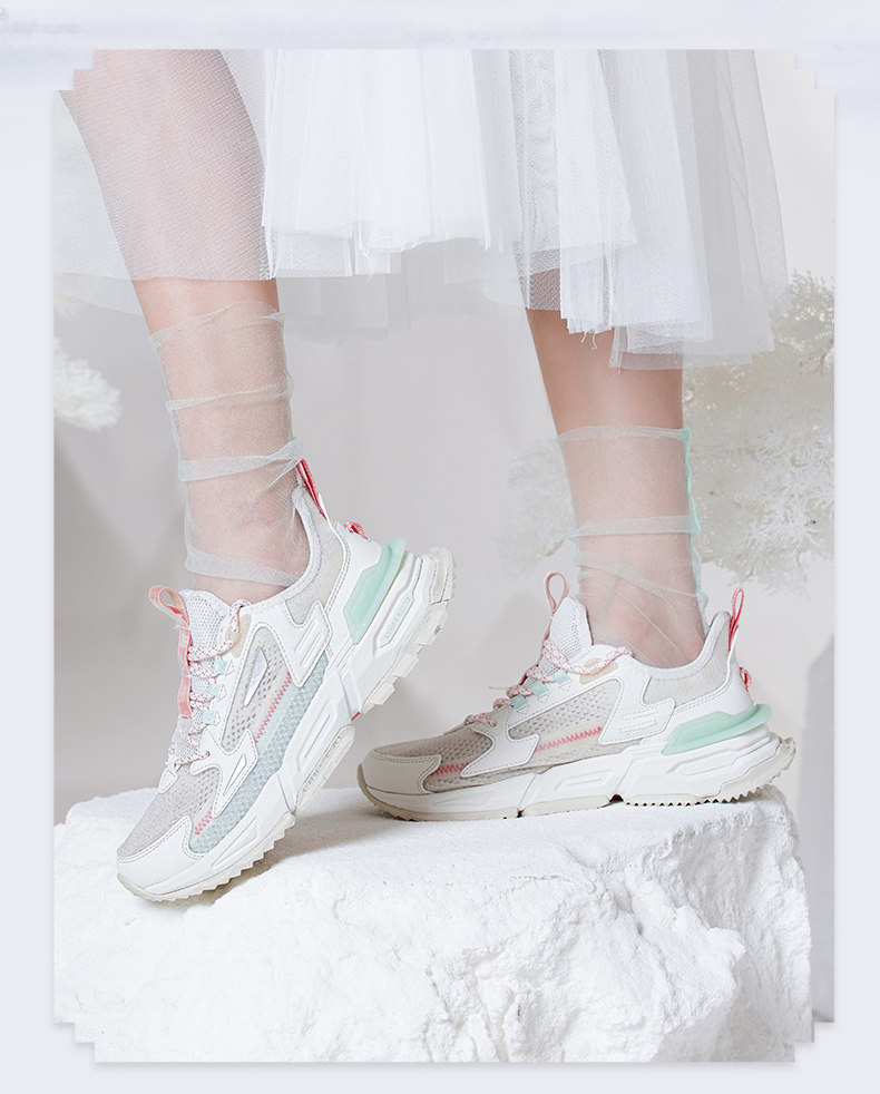 XTEP 特步 2022年夏季新款 山海系列 静笃女式运动鞋休闲老爹鞋 169包邮（￥259-90）