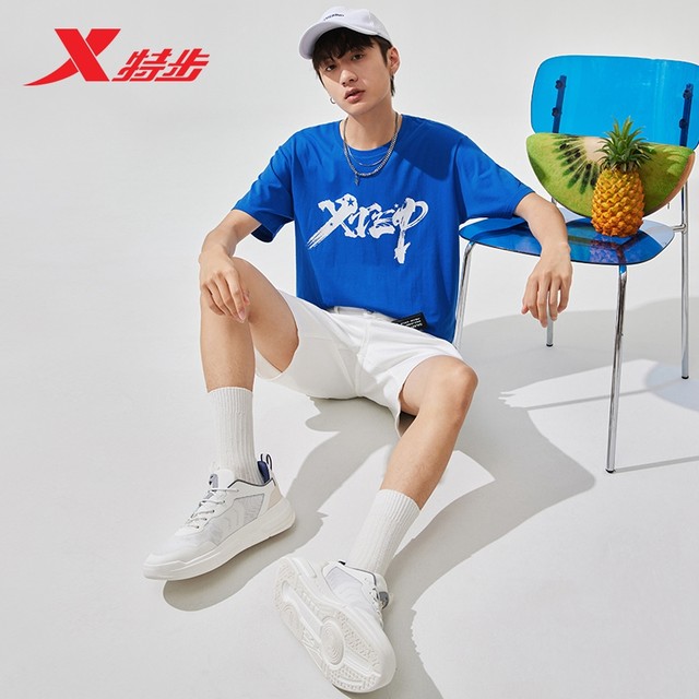 Xtep short-sleeved T-shirt 2024 new official flagship store authentic casual loose trendy top quick-drying half-sleeve