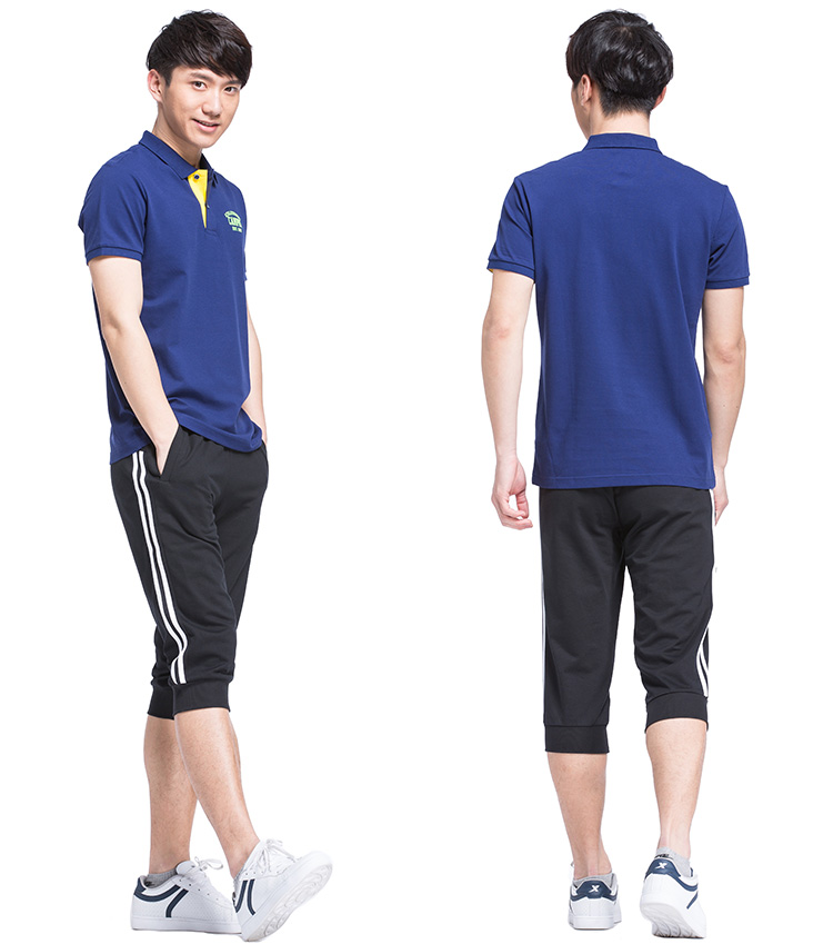 Xtep Nam Ngắn Tay Áo T-Shirt Ve Áo Mùa Hè Mỏng Giản Dị Nửa Tay Áo T-Shirt Top Men Polo