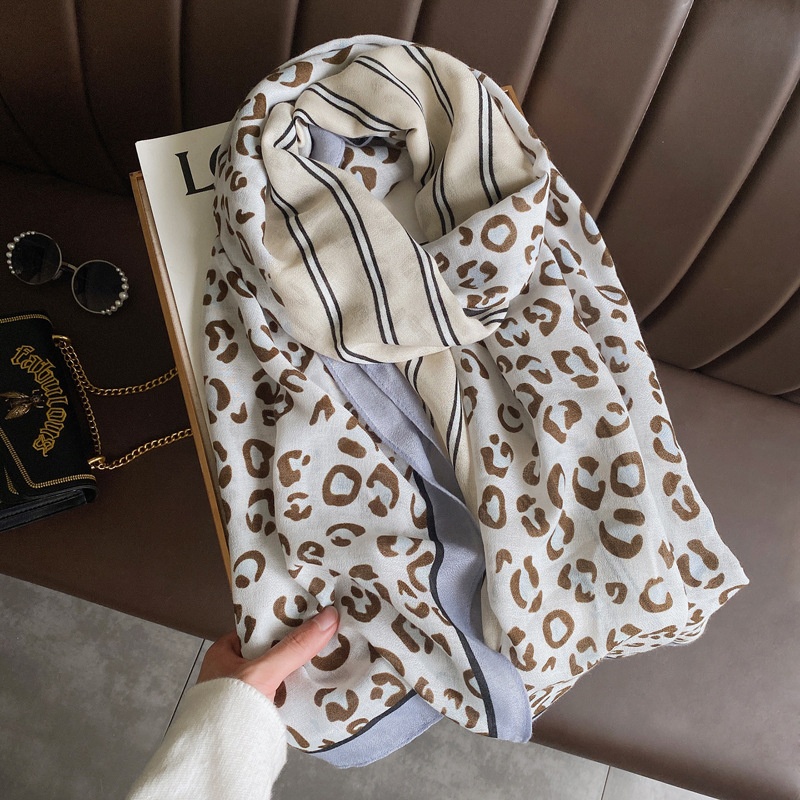 Luxe shawl with fashion scarf women's cotton and linen dual-purpose all-match thin silk scarf