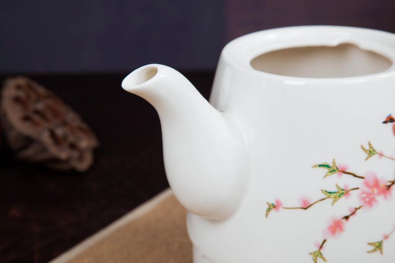 ấm sắc thuốc Jingdezhen Ấm đun nước bằng điện gốm gia dụng Tự động Tắt nguồn Chống cháy sứ Ấm siêu tốc Ấm sứ lớn màu xanh và trắng ấm nấu nước