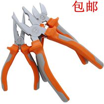 Golden lion 8 inch wire pliers pearl nickel alloy pliers with spring leaf 6 inch pointed-nose pliers oblique-nose pliers pliers