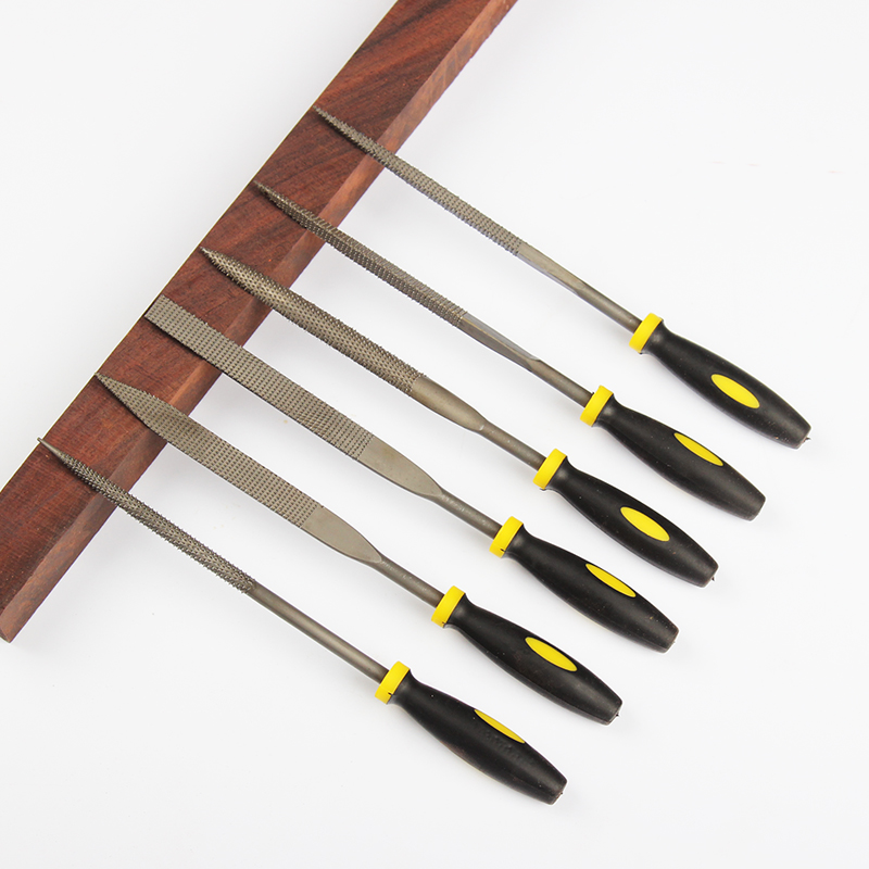 Assorted wood file DIY handmade mini file set Mahogany hardwood file small file set 6 pieces